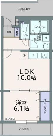 フィールドコート フォリアの間取り画像