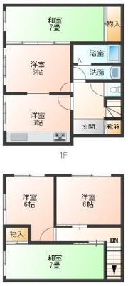 青とそよ風のフィオーレの間取り画像