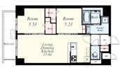 博多グランドレジデンスの間取り画像