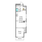 クイーンズリッチ東宿郷の間取り画像