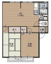 レッドダイヤモンズAの間取り画像