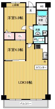 リアライズ高槻の間取り画像