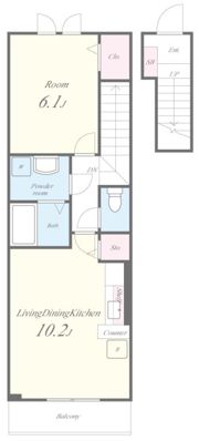 メルベーユ神戸の間取り画像