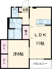 仮）アミューズSEの間取り画像