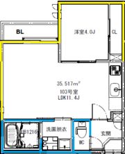 GRANDTIC輝の間取り画像