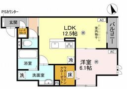 パサログランデ鳳中町の間取り画像