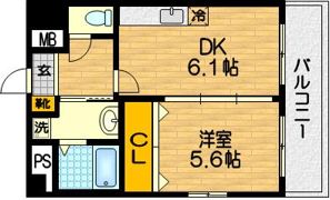 ヴェルメゾン御所西の間取り画像