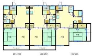 タートル万年寺の間取り画像