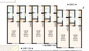 アザーレ・ナッジ読売ランド前の間取り画像