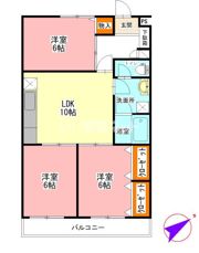 グランディール末広の間取り画像