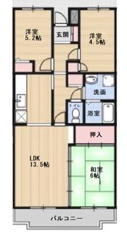 ドミール浜寺の間取り画像