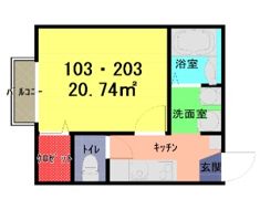 アズリア岩槻の間取り画像
