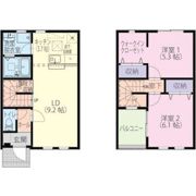 ペルシークの間取り画像
