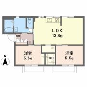 グランジュール中山台 A棟の間取り画像