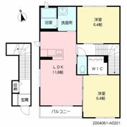クレセオ泉の間取り画像