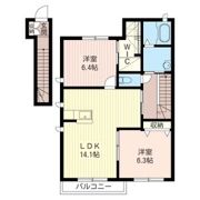 ヴィヴァーチェIIの間取り画像