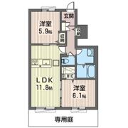 グリーンスクエアBの間取り画像