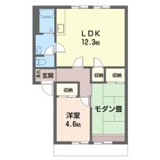 カーサ弐番館の間取り画像