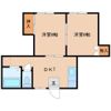 木皿ハイツの間取り画像