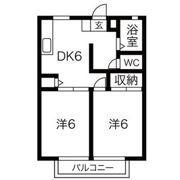 パナタウン杉ノ本Cの間取り画像