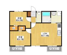 ノヴェル多々良の間取り画像