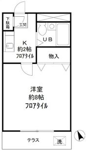 ハイツタカノの間取り画像