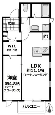 エール アンジュの間取り画像