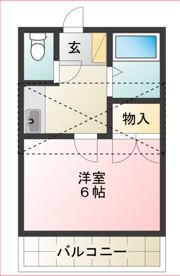 レジデンス森の間取り画像