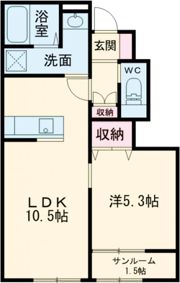 グッドライフステージ中野Bの間取り画像