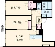 シャーメゾンウィンクスの間取り画像