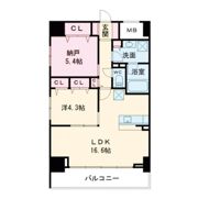 Vesta京町堀の間取り画像