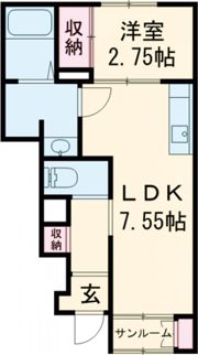 グッドライフステージ清水の間取り画像