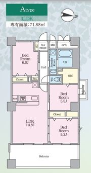（仮称）南越谷・PJの間取り画像