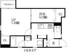 My Place土井の間取り画像