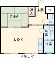 マンション梨花の間取り画像