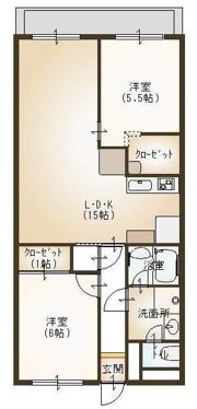 ローズガーデンの間取り画像