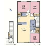 レーベンハイムの間取り画像