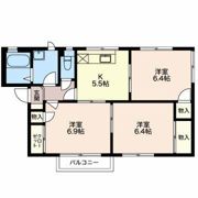 フレグランスセブン Aの間取り画像