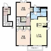 ビューラーはるか Bの間取り画像