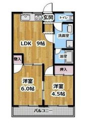 クラストコートの間取り画像