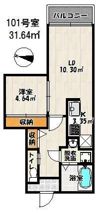 バーンメアオ ラチャの間取り画像