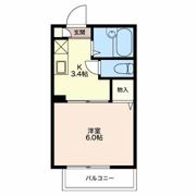 フレグランス勝山の間取り画像
