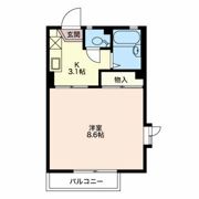 レーベン美里 Cの間取り画像