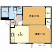 タウニィ宮沖 Aの間取り画像