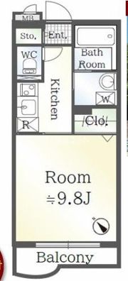 ベルオーブの間取り画像