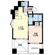 エスティメゾン静岡鷹匠の間取り画像