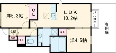 bent greenの間取り画像