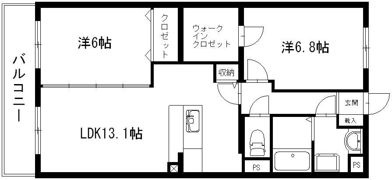 エスポワールの間取り画像