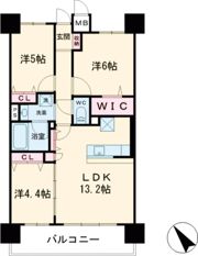 クリスタ京都の間取り画像