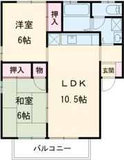 ハイブリッジ・セジュールの間取り画像